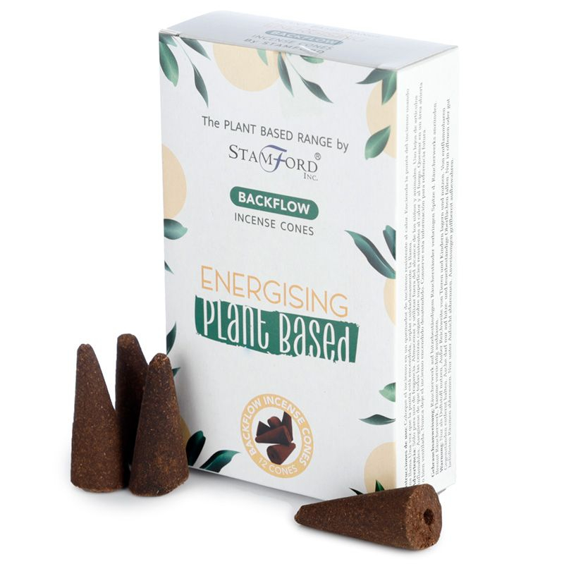 Plant Based Backflow Incense Cones - Energising