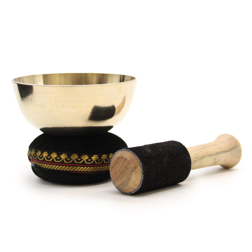 Brass Singing Bowl Gift Set - 9cm