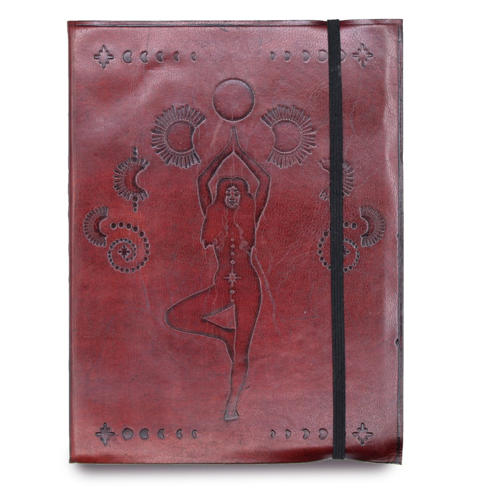 Medium Notebook with strap - Cosmic Goddess