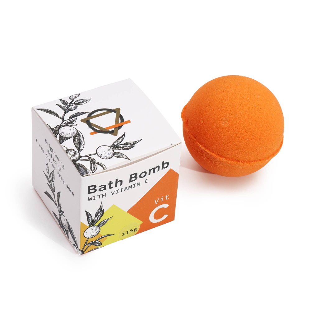 Vitamin C Infused Bath Bomb with Essential Oils