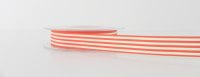 16mm Pencil Stripe Ribbon - Orange
