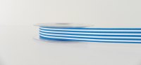 16mm Pencil Stripe Ribbon - Peacock Blue 