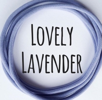 Lovely Lavender Dainties Nylon Headbands 