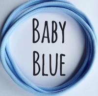 Baby Blue Dainties Nylon Headbands 