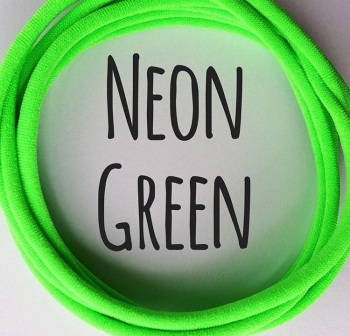 Neon Green Dainties Nylon Headbands 