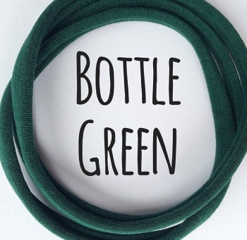 Bottle Green Dainties Nylon Headbands 
