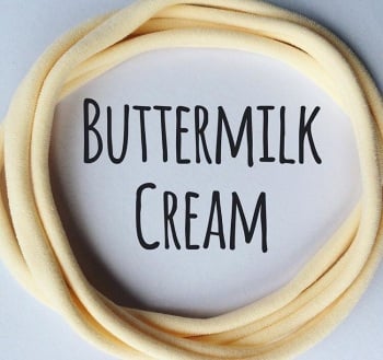Buttermilk Cream Dainties Nylon Headbands