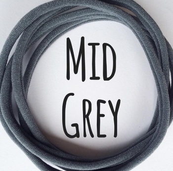 Mid Grey Dainties Nylon Headbands 