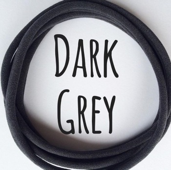 Dark Grey Dainties Nylon Headbands 
