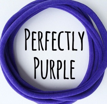 Perfectly Purple Dainties Nylon Headbands 