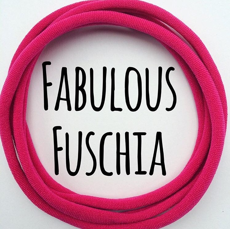 5 x Fabulous Fuchsia Dainties Headbands 