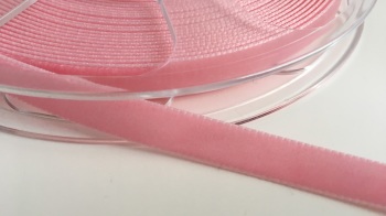 9mm Velvet Ribbon - Blush Pink