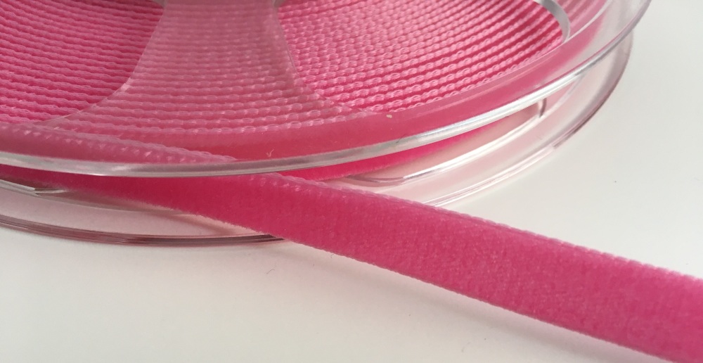 9mm Velvet Ribbon - Candy Pink
