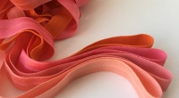 15mm 5/8" Fold Over Elastic - Oranges and Corals 