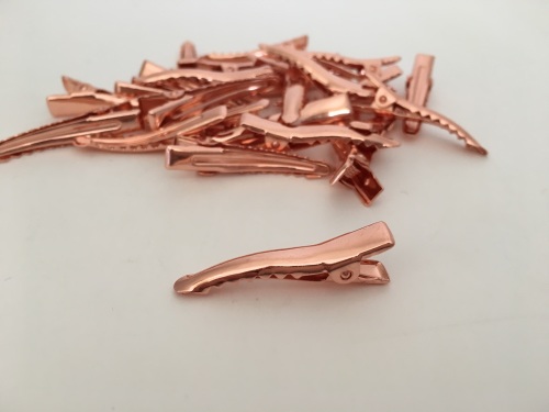 rose gold hair clip