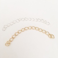 Jewellery Chains 0.7mm x 6cm x 10 - Silver or Gold