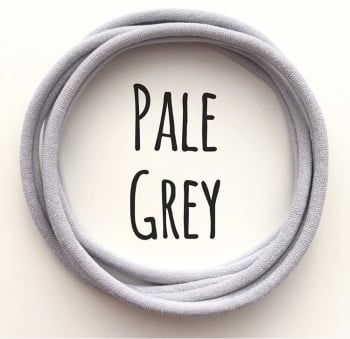 Pale Grey Dainties Nylon Headbands