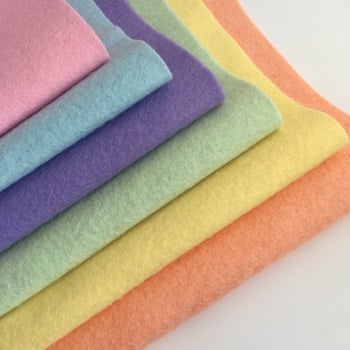 Pastel Rainbow - Wool Blend Felt Collection
