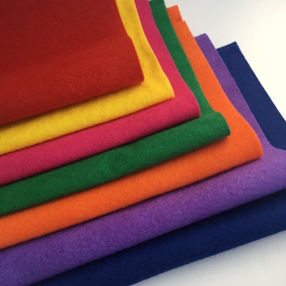 Rainbow Bright - Wool Blend Felt Collection