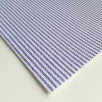 Chambray Candy 3mm Stripe - Lilac - Felt Backed Fabric