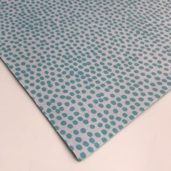 Reverse Teal Flurry by Dashwood Studio - Felt Backed Fabric