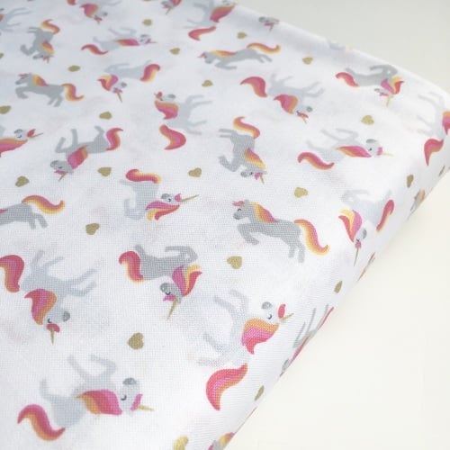 Lewis and Irene Small Things... Mystical and Magical - Unicorns on Cream (w