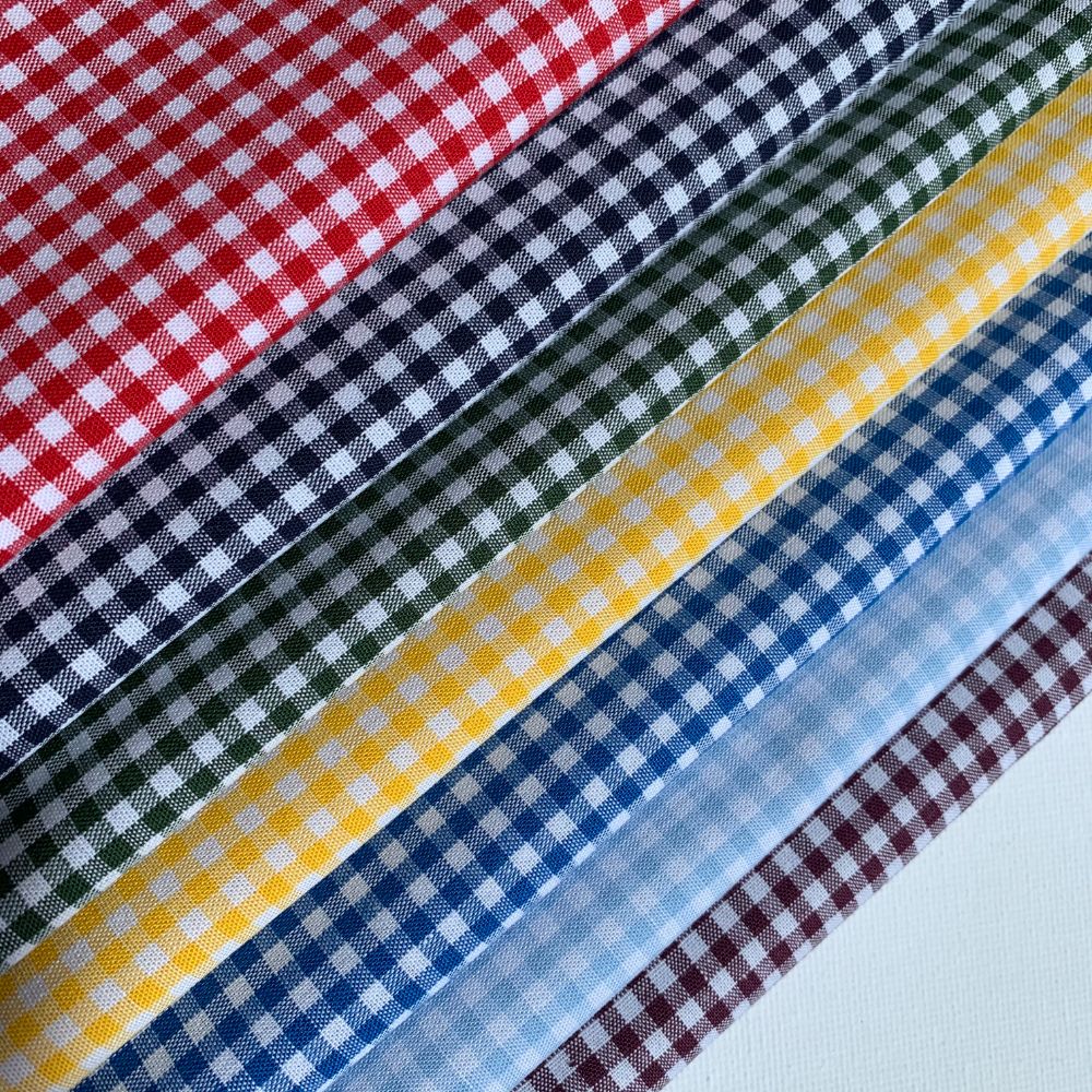 Felt Backed Fabric - Gingham and Check