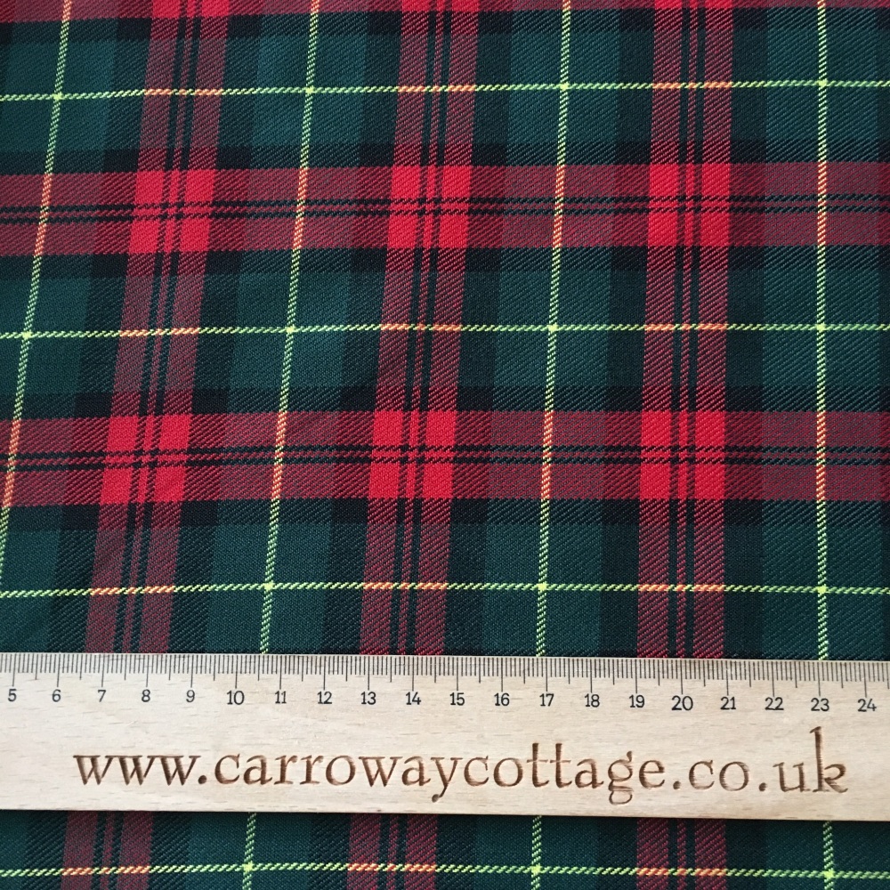 Tartan - Christmas Plaid - Felt Backed Fabric