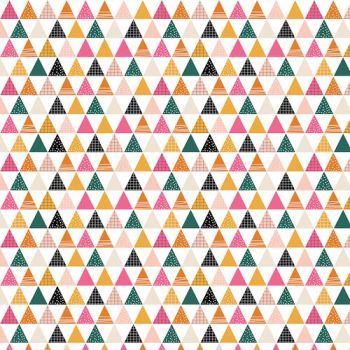 Geo Forest by Dashwood Studio - Triangles - Felt Backed Fabric