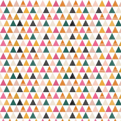 Geo Forest by Dashwood Studio - Triangles - Felt Backed Fabric