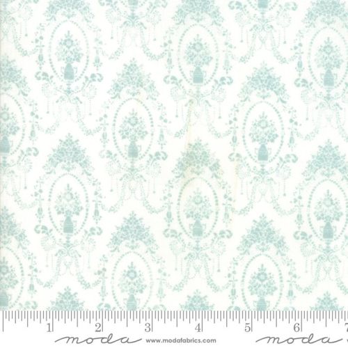 Moda Fabrics - Amberley - Hometown Sky Damask Topiaries