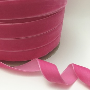 22mm Velvet Ribbon - Candy Pink