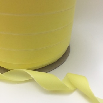 22mm Velvet Ribbon - Lemon