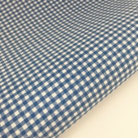 Royal Blue 1/8" Gingham  - Felt Backed Fabric
