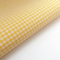 100% Yarn Dyed Cotton 1/8" Gingham - Yellow