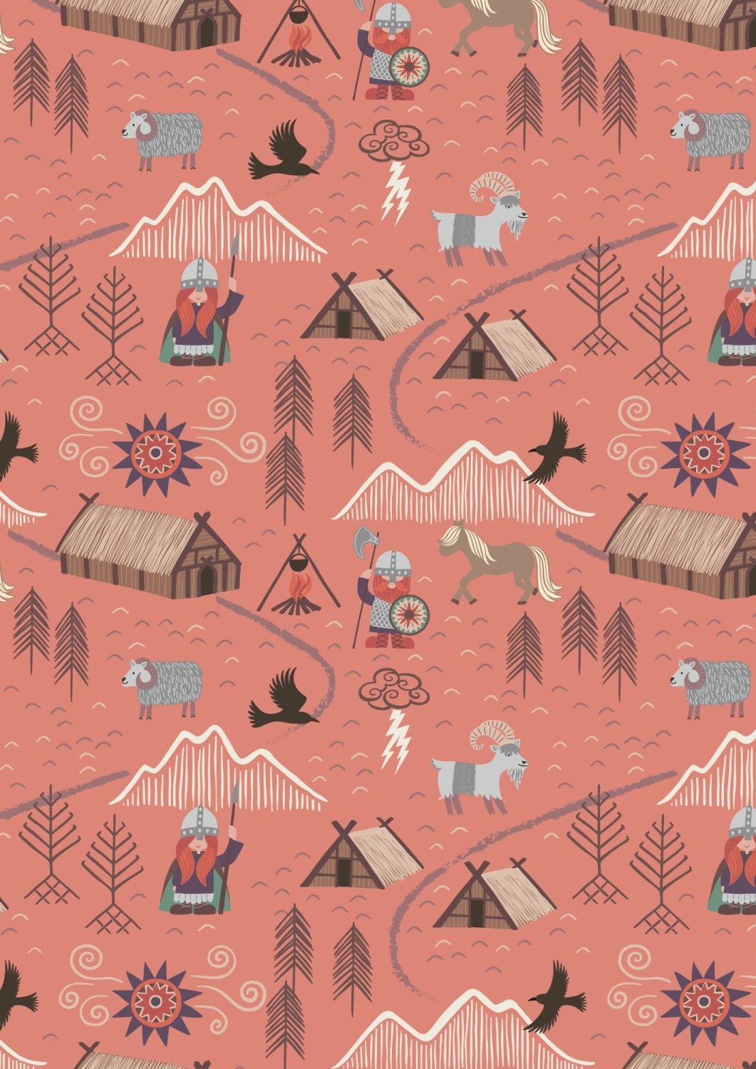 Lewis and Irene - Viking Adventure - Viking Village on Peach