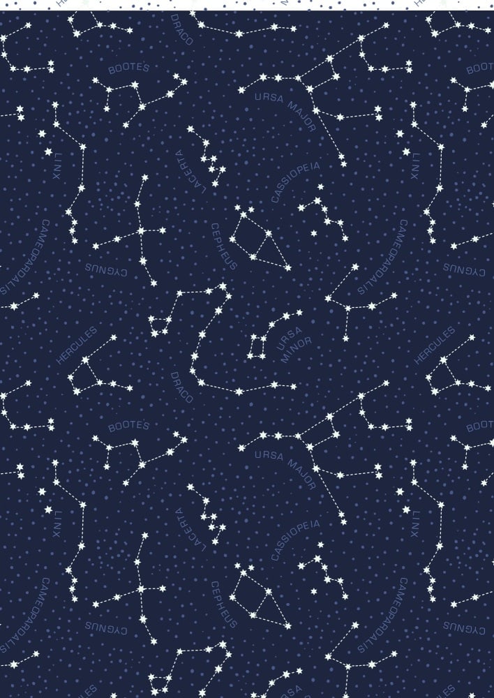 Lewis and Irene - Light Years - Dark Blue Constellations - Glow in the Dar