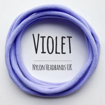 Violet Dainties Nylon Headbands