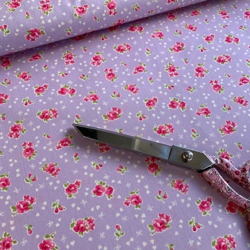 Lovely Flower - Lilac Ditsy Floral by Sevenberry