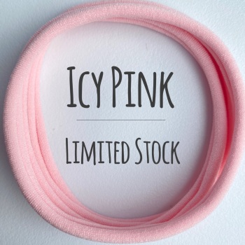 Icy Pink Dainties Nylon Headbands - Limited Edition