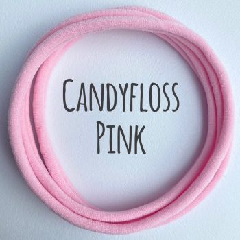 Candy Floss Pink Dainties Nylon Headbands