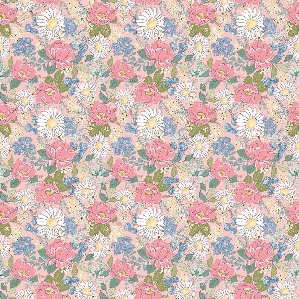 Poppie Cotton - Country Roads Pink Floral