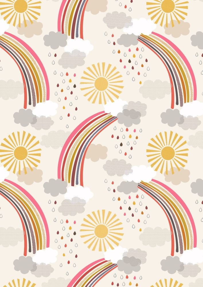 Lewis and Irene - Rainbows - Calming Rainbows on Cream