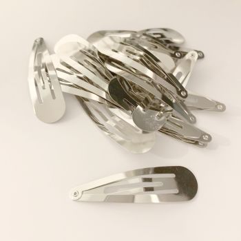 Silver Snap Clip 6cm