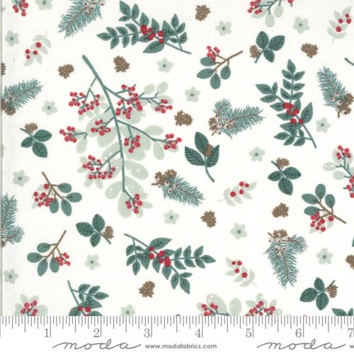 Moda Fabrics Kate and Birdie Paper Co. - Juniper - Snow Folliage