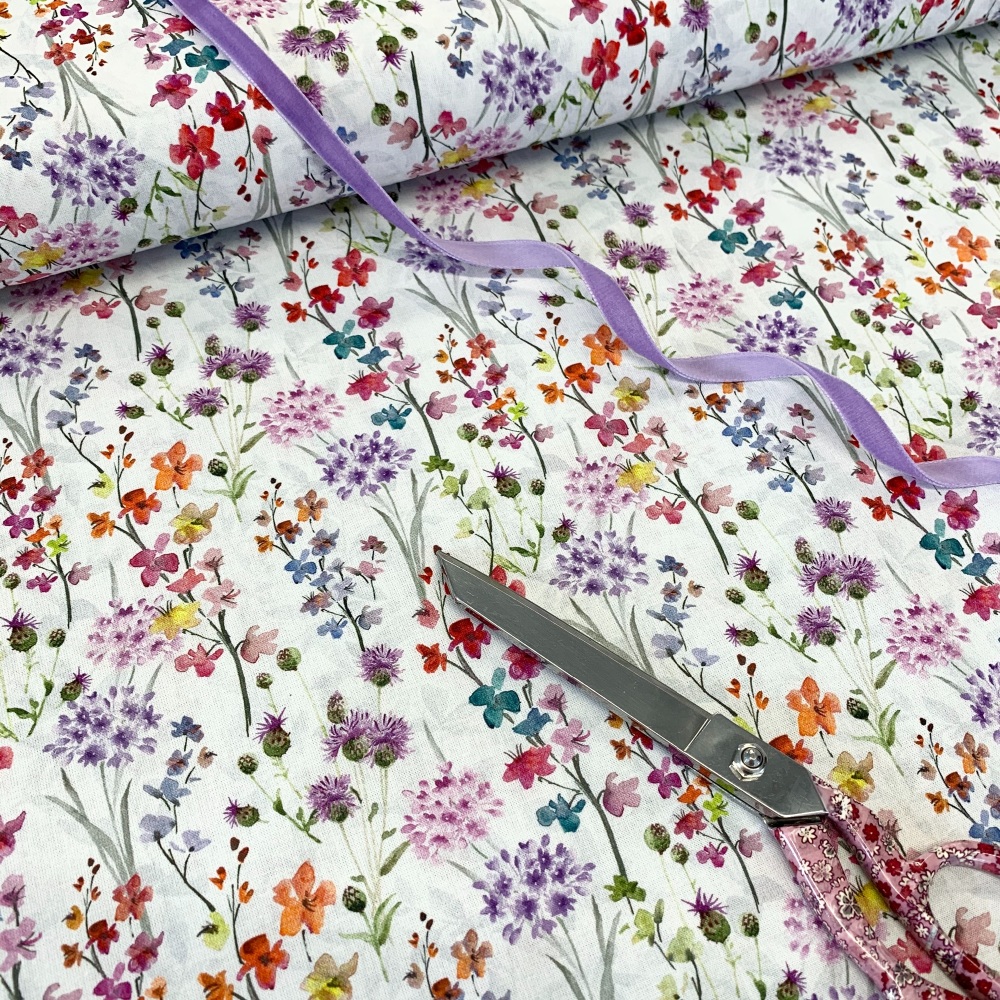 John Louden - Wildflower Meadow 100% Cotton
