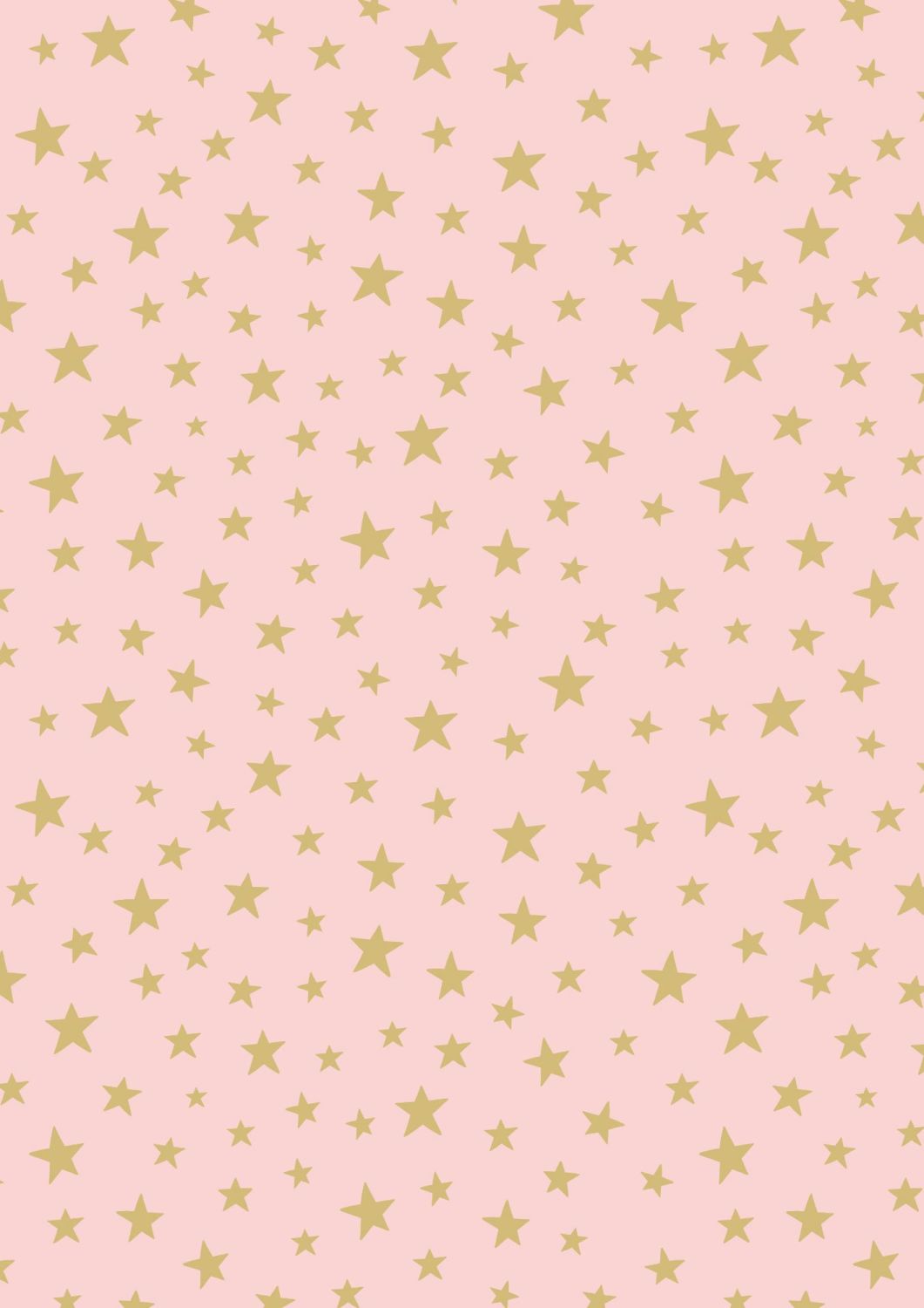 Lewis and Irene - Marvellous Metallics - Gold Star on Pink