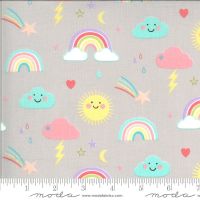 Moda Fabrics - Hello Sunshine - Rainbows Cloudy