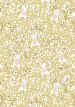 Lewis and Irene - Bunny Hop - Swinging Bunnies on Spring Yellow