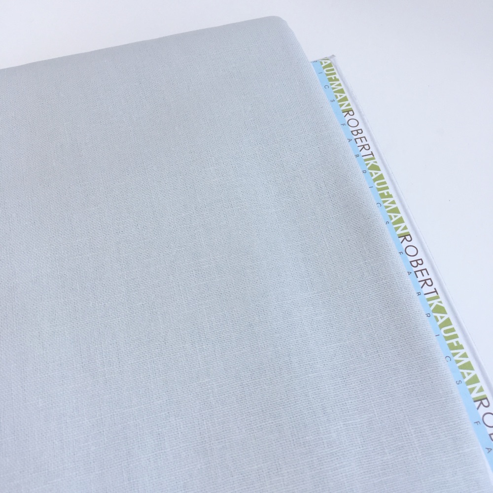 Robert Kaufman Essex Linen - Silver - Felt Backed Fabric